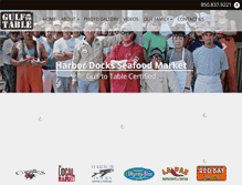 Tablet Screenshot of harbordocksseafoodmarket.com